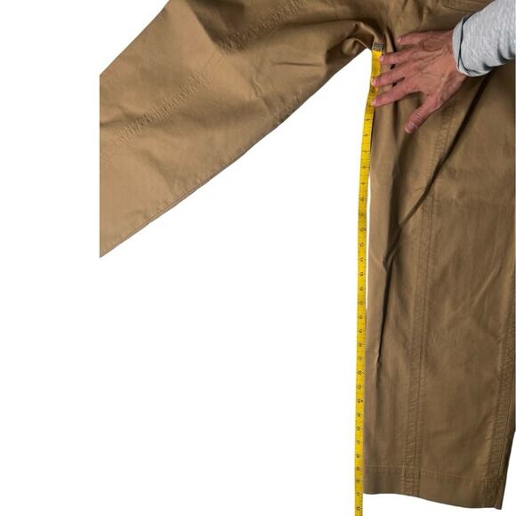 Vince Tan Wide Leg Khaki Pants - Size 10 - Picture 7 of 14